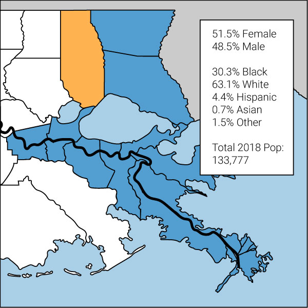 Tangipahoa Parish map